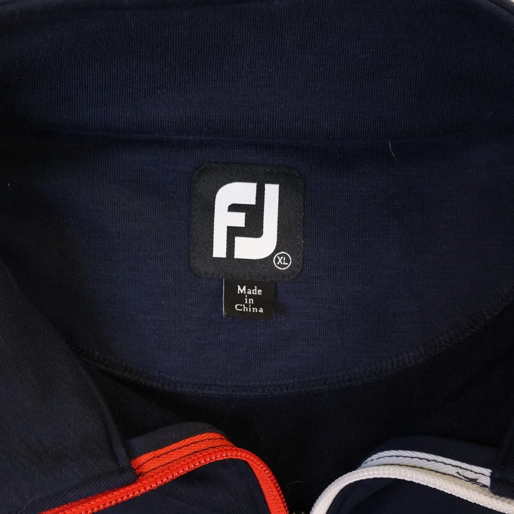 FootJoy Mens XL Golf Vest Navy Blue Ryder Cup 1927 Full Zip Performance 29045